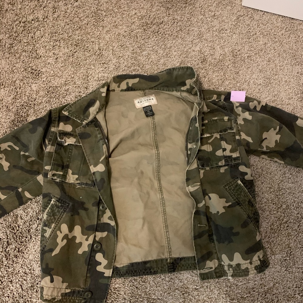 Camo jean jacket